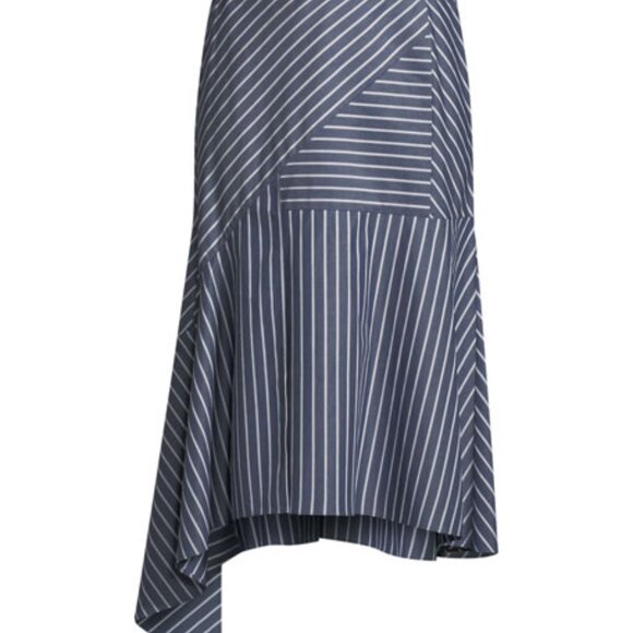 Lafayette 148 New York Tori Imperial Stripes Skirt Size 2 - Picture 6 of 6